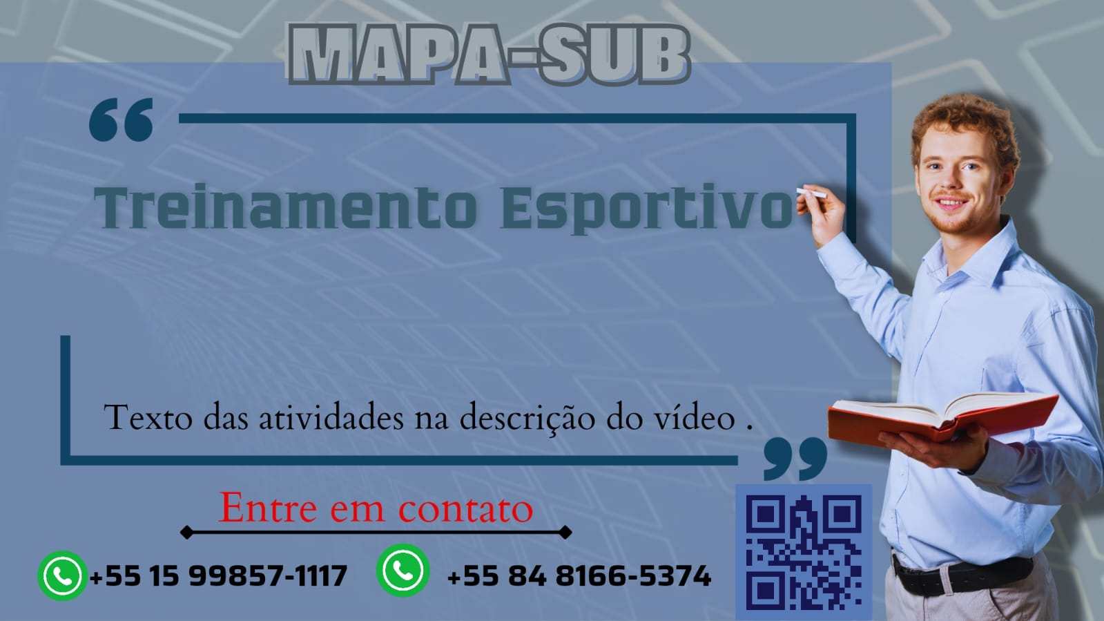 A ciência do treinamento esportivo tem evoluído rapidamente com as novas tecnologias apresentadas epesquisas publicadas, diariamente, no cenário do esporte mundial. Compreender essa área da Educação física e fazer com que os atletas, e até mesmo os indivíduos “normais”, sejam beneficiados por essas evoluções é o mínimo que um profissional qualificado deve oferecer.