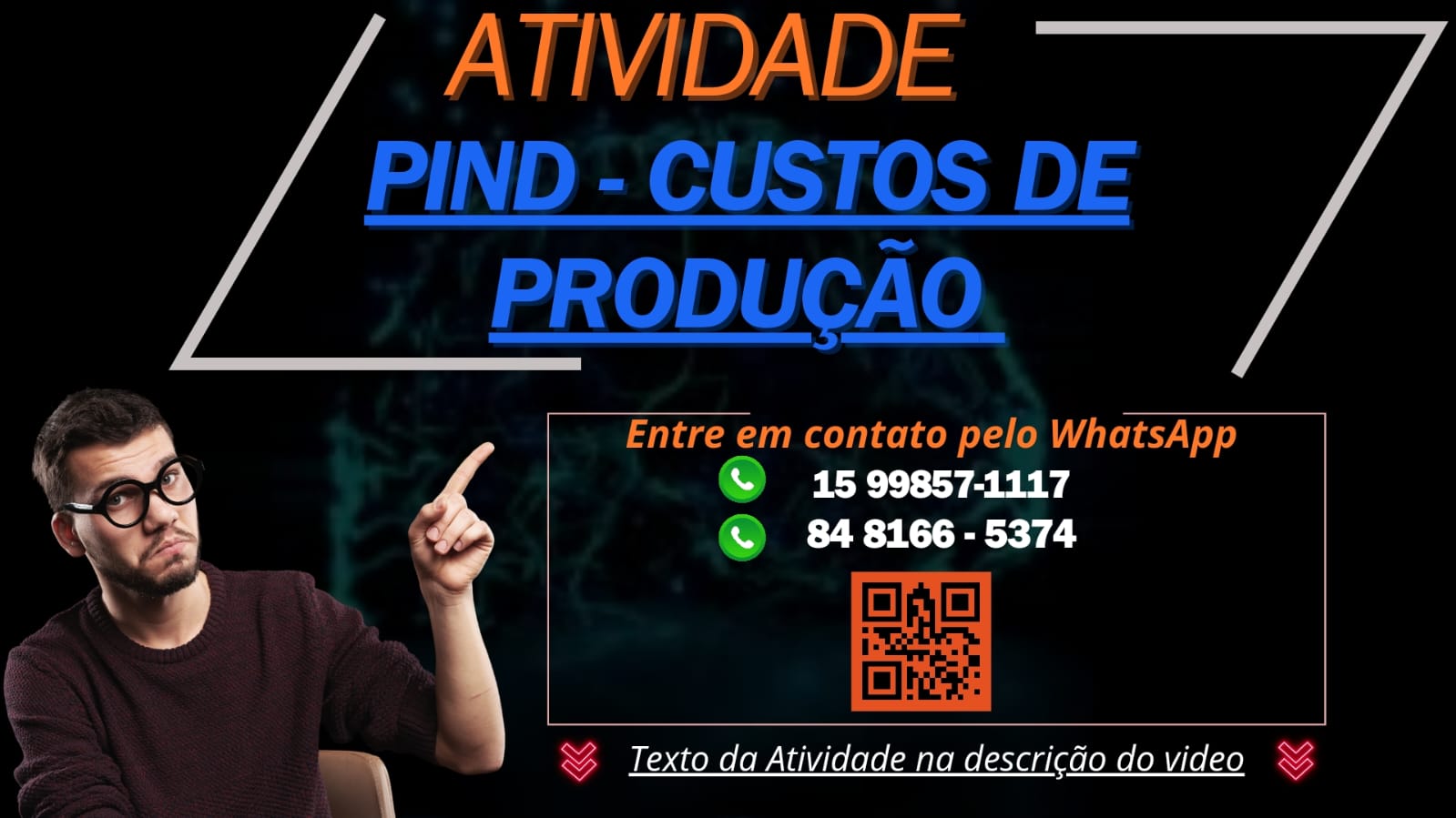 Analisando o processo produtivo da empresa Sossego do Vale Ltda., você levantou que a produção acontece em duas linhas, do produto A e do produto B.