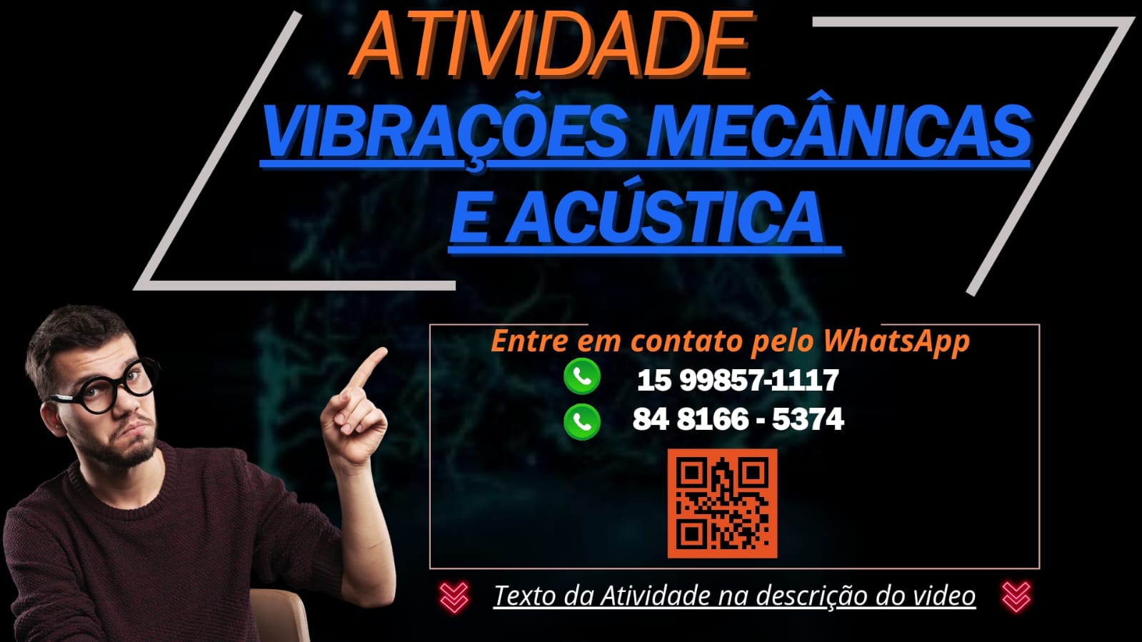 A figura a seguir mostra um bloco rígido de peso 100N, associado de duas formas, com asmolas k e k , com rigidez de k = 1200 N/m e k = 1100 N/m.