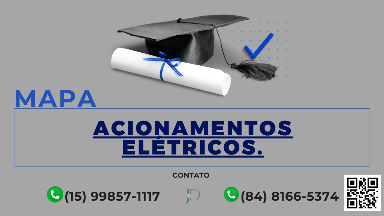 MAPA  ACIONAMENTOS ELÉTRICOS