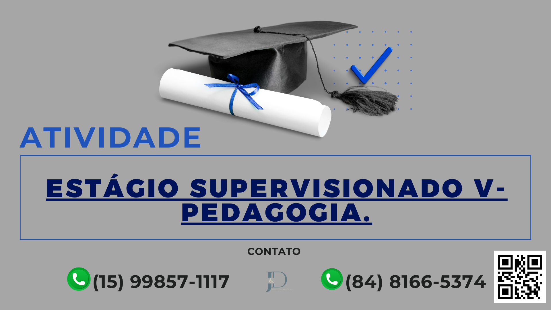 ATIVIDADE 1 – ESTÁGIO SUPERVISIONADO V