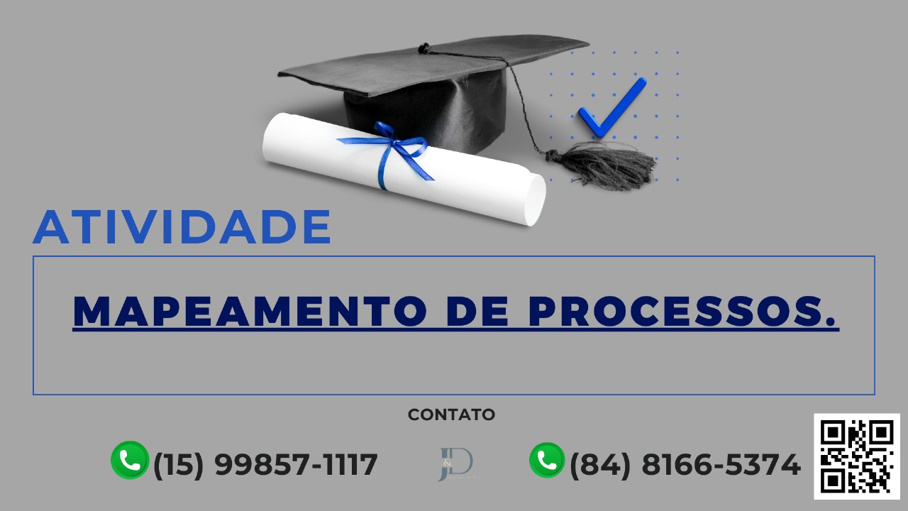 ATIVIDADE 1-MAPEAMENTO DE PROCESSOS