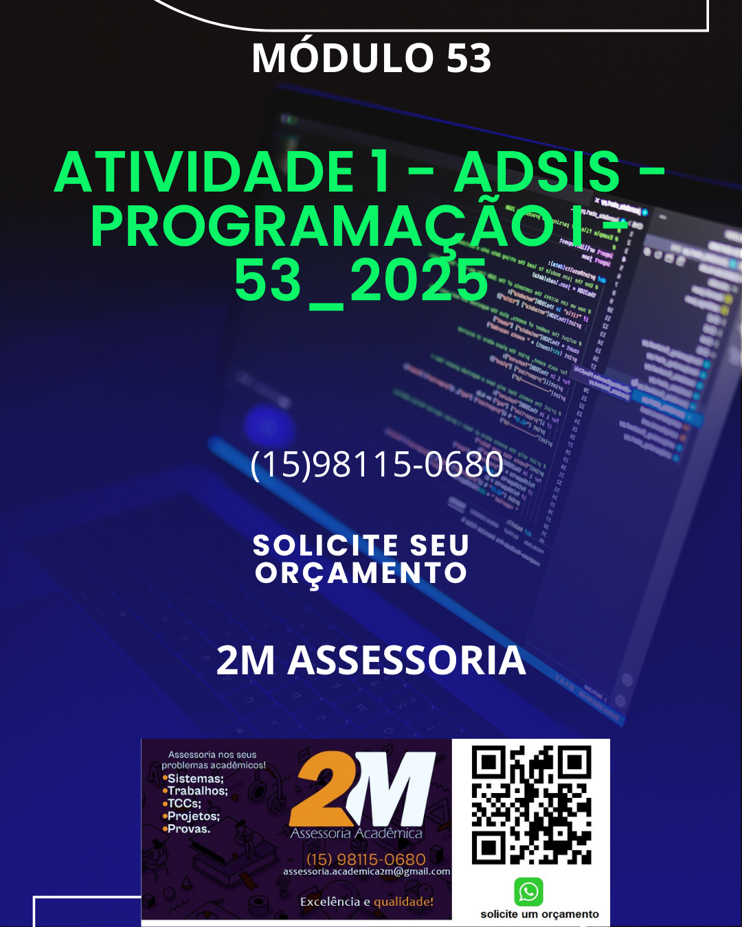 1- Identifique e descreva qual o motivo do código estar retornando o valor errado e qual é o ajuste necessário para retornar o valor correto. 