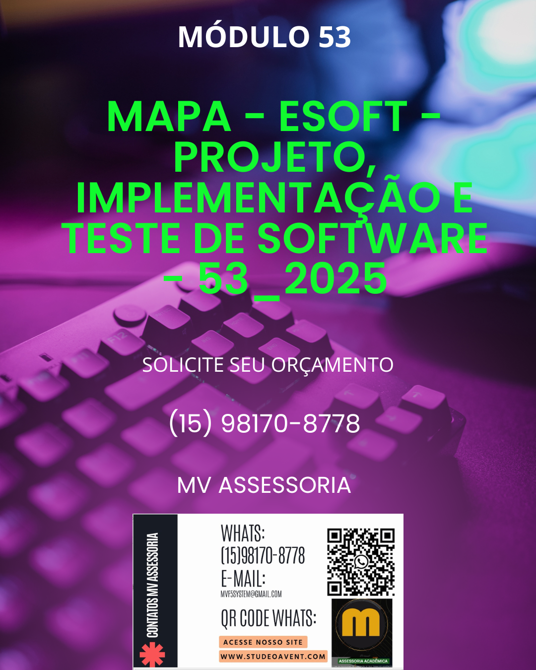 A diretoria da empresa solicitou que você lidere o desenvolvimento de um Sistema de Gestão de Eventos Híbridos que deve contemplar as seguintes funcionalidades principais