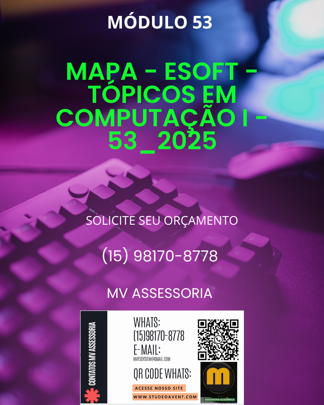 a) Imagine que você foi contratado por uma empresa de eventos para criar uma campanha interativa usando QR Codes. Descreva detalhadamente como você planeja estruturar essa campanha,