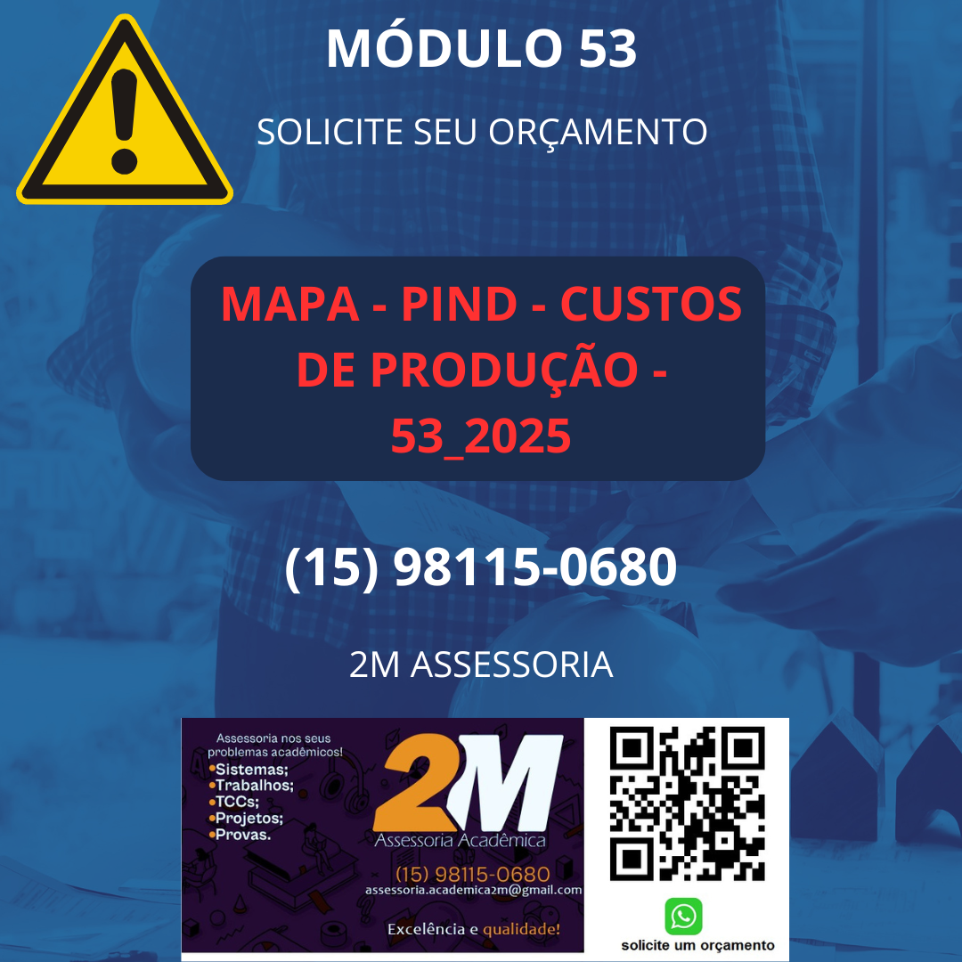 1. Rateio dos custos indiretos entre os departamentos de produção, com base em critérios de rateio como: número de funcionários, consumo de energia, horas-máquina etc.