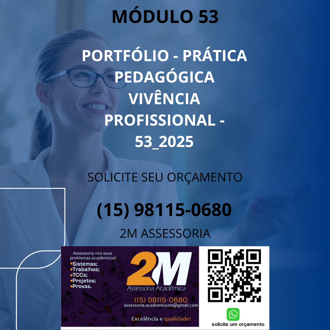 PORTFÓLIO – PRÁTICA PEDAGÓGICA VIVÊNCIA PROFISSIONAL – 53_2025