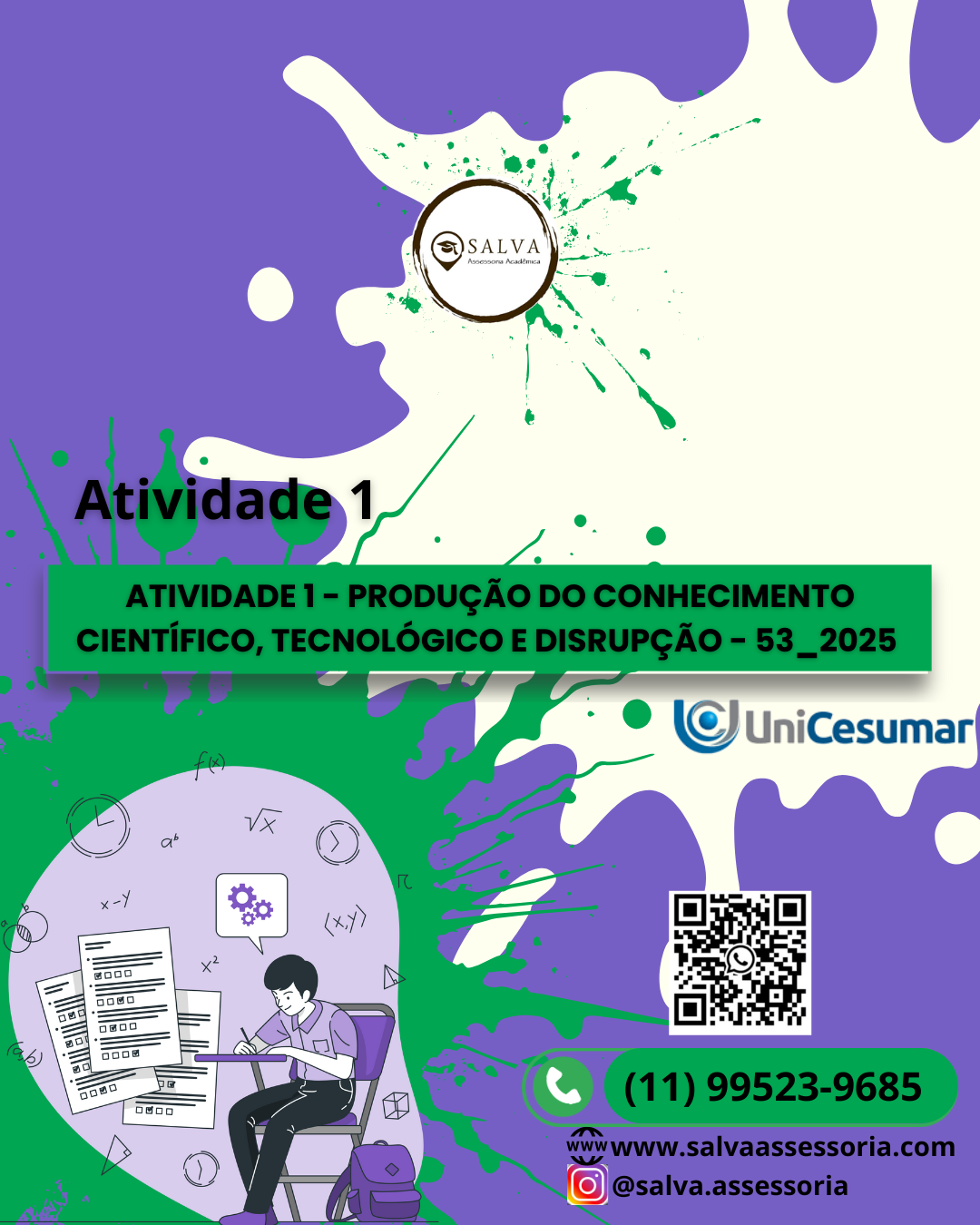 ATIVIDADE 1 – PRODUÇÃO DO CONHECIMENTO CIENTÍFICO, TECNOLÓGICO E DISRUPÇÃO – 53_2025