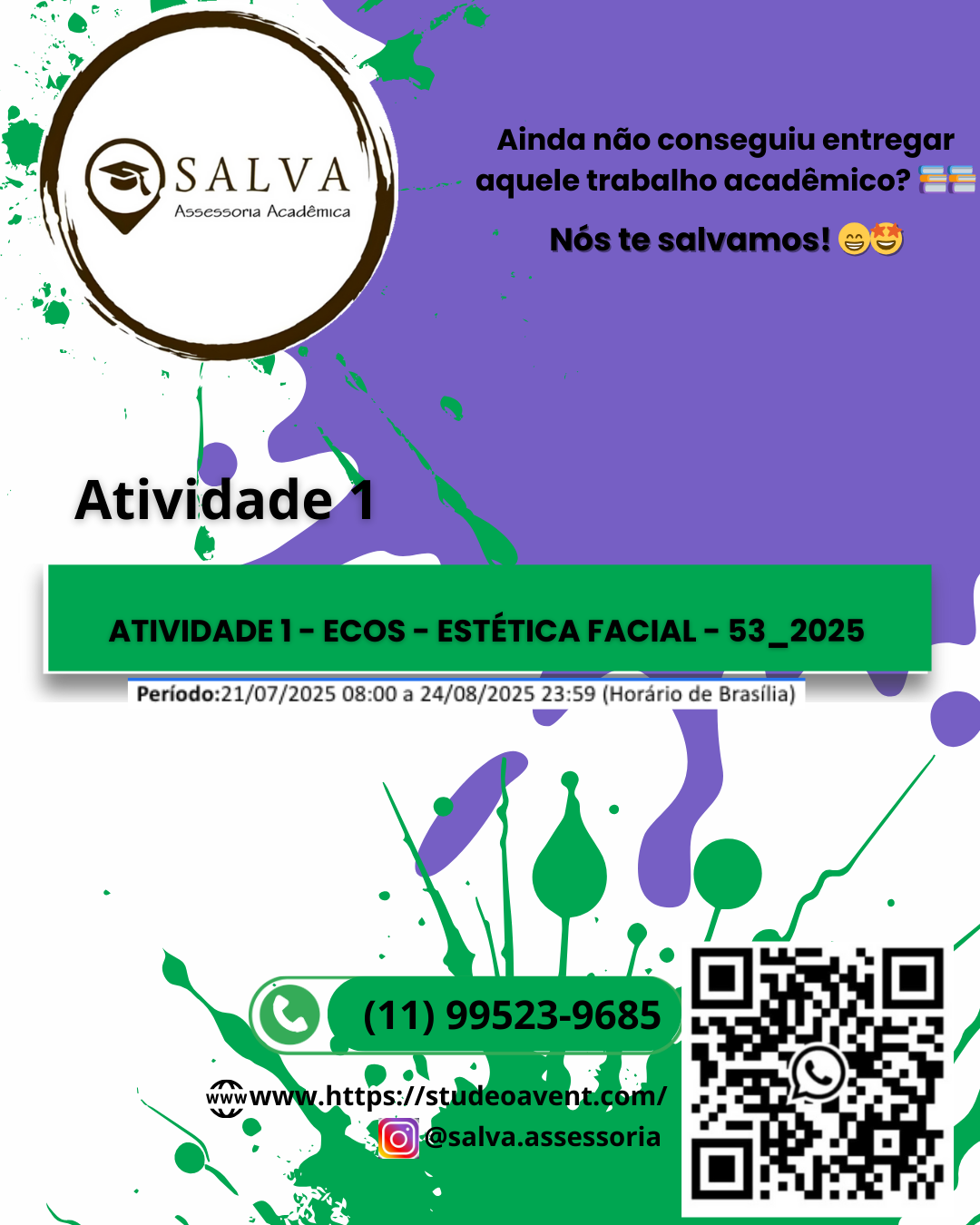 ATIVIDADE 1 – ECOS – ESTÉTICA FACIAL – 53_2025