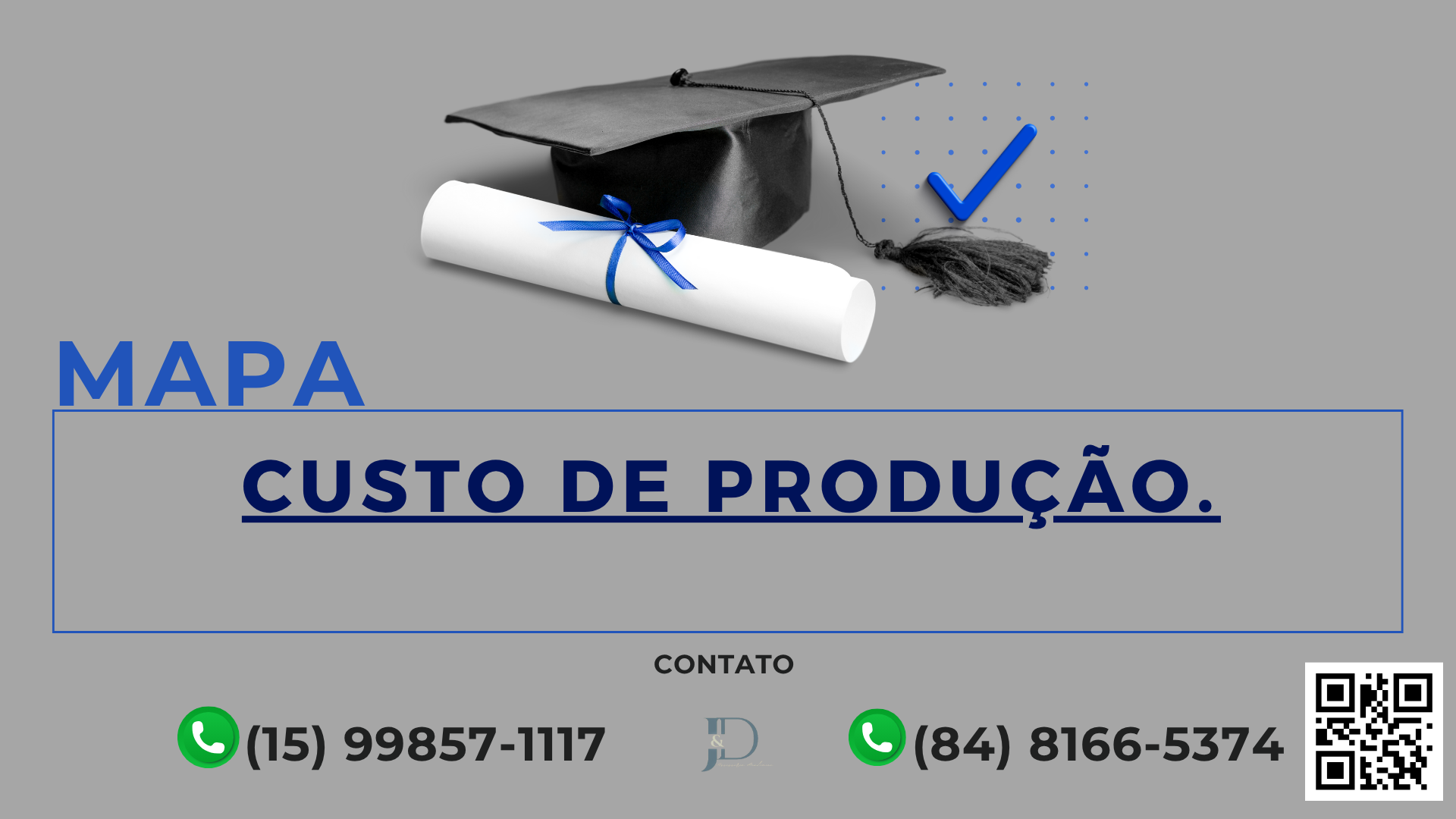 MAPA – CUSTOS DE PRODUÇÃO – 53/2025