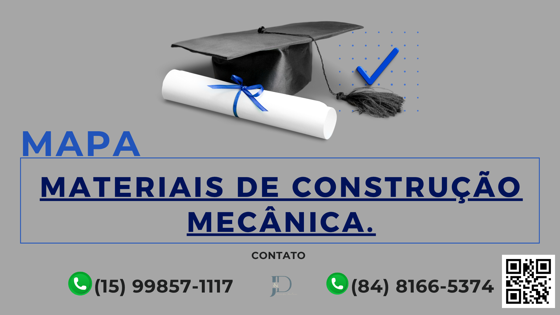 MAPA – MATERIAIS DE CONSTRUÇÃO MECÂNICA – 53/2025