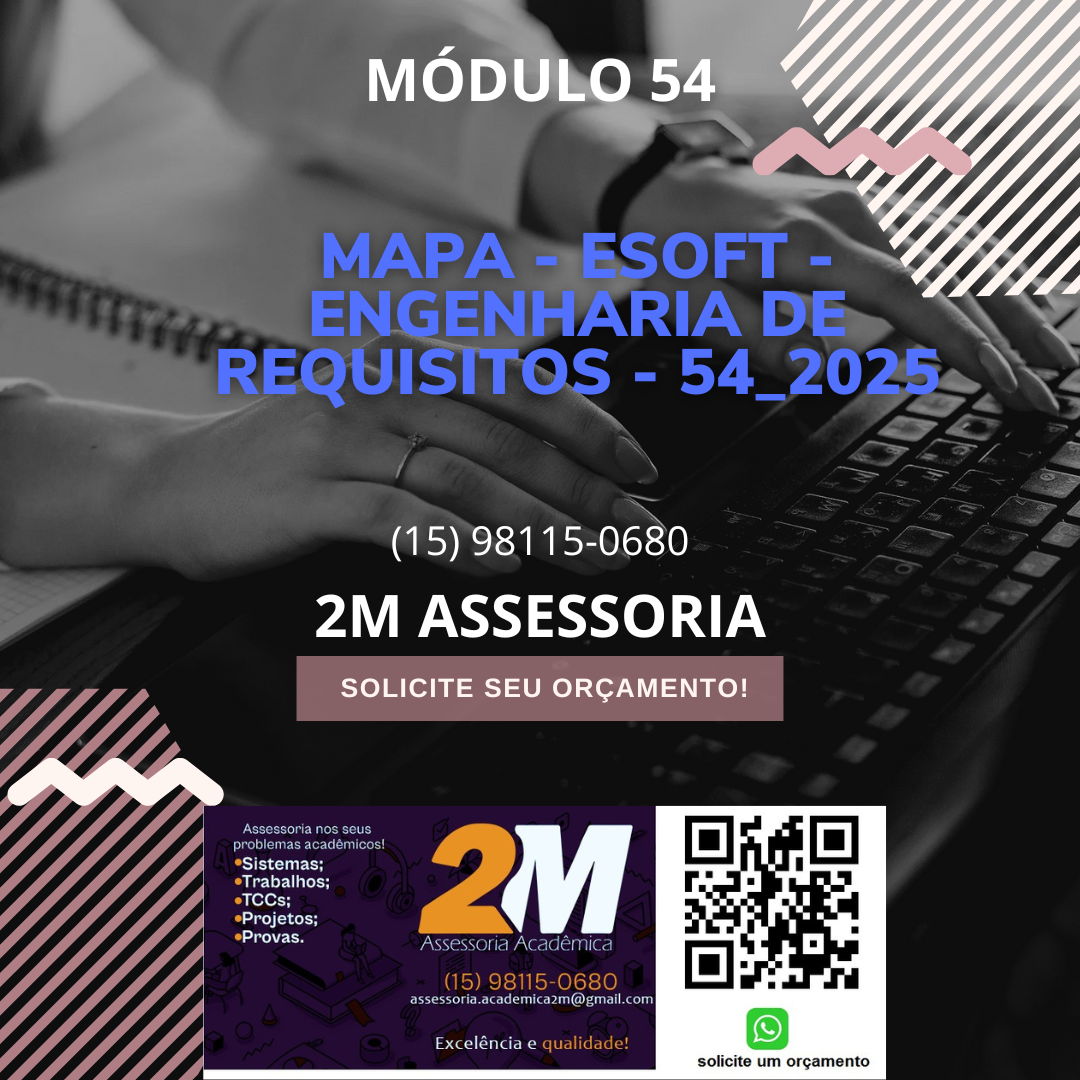 MAPA – ESOFT – ENGENHARIA DE REQUISITOS – 54_2025