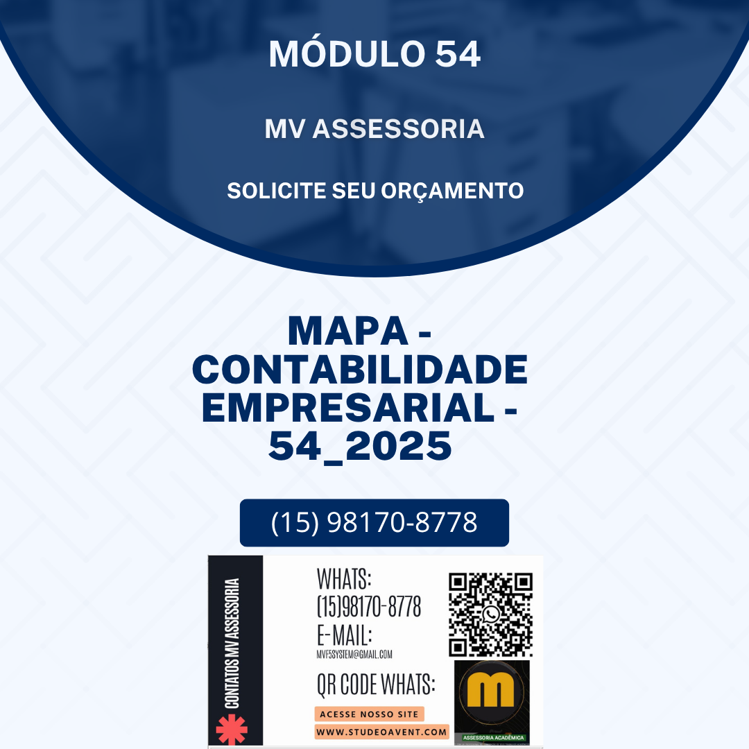 MAPA – CONTABILIDADE EMPRESARIAL – 54_2025