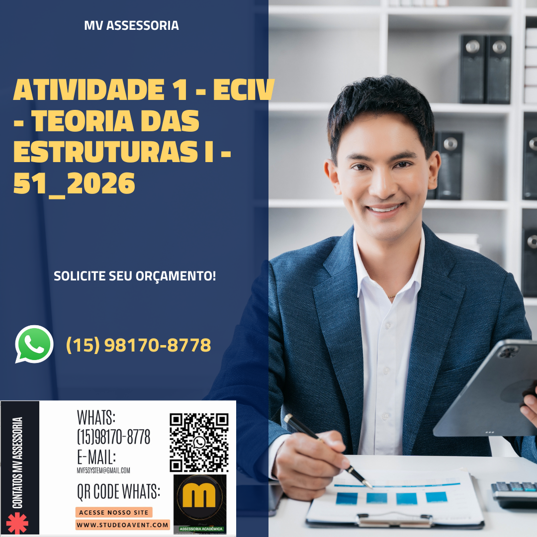 a) Qual o grau de estaticidade da estrutura? Apresente a fórmula utilizada e seus cálculos e classifique-a entre hipostática, isostática e hiperestática.
