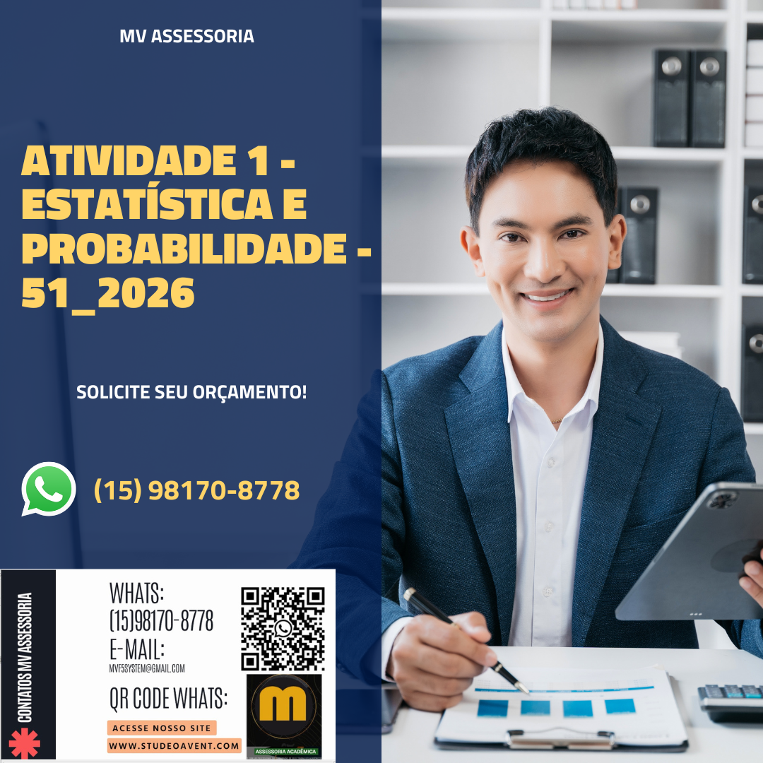 ATIVIDADE 1 – ESTATÍSTICA E PROBABILIDADE – 51_2026