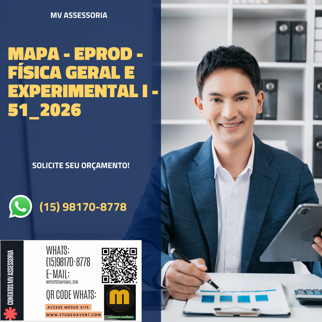 MAPA – EPROD – FÍSICA GERAL E EXPERIMENTAL I – 51_2026