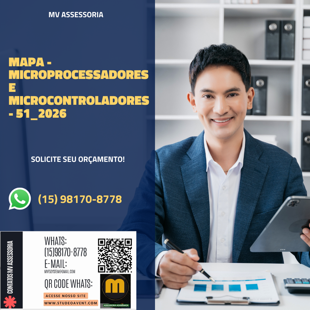 MAPA – MICROPROCESSADORES E MICROCONTROLADORES – 51_2026