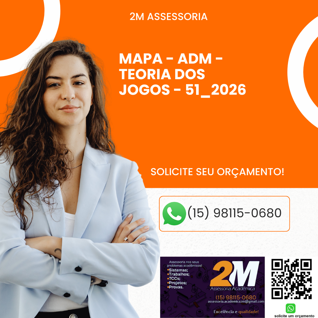 MAPA – ADM – TEORIA DOS JOGOS – 51_2026