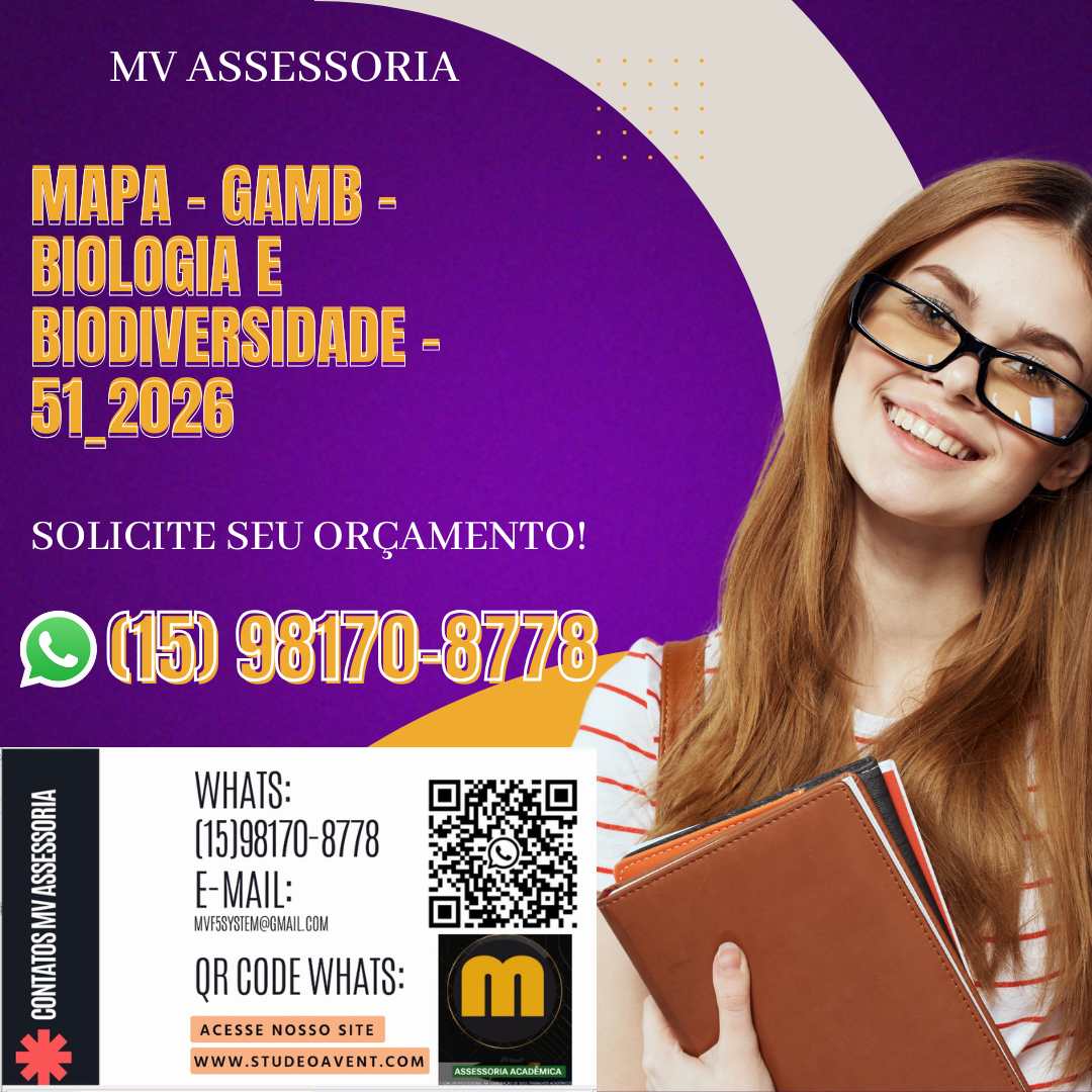 MAPA – GAMB – BIOLOGIA E BIODIVERSIDADE – 51_2026