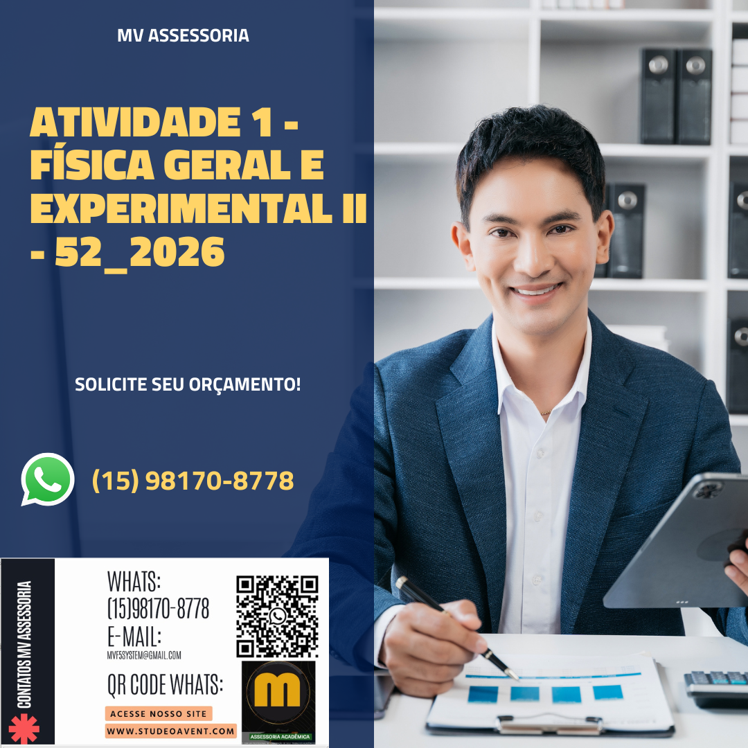 ATIVIDADE 1 – FÍSICA GERAL E EXPERIMENTAL II – 52_2026