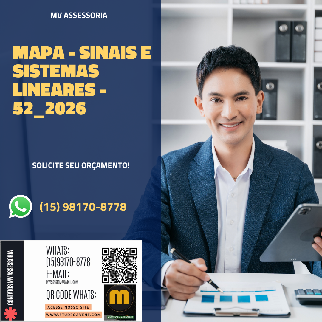 2) Utilizando o resultado obtido na questão (1) anterior, considere agora um sistema dinâmico representado por uma função de transferência: