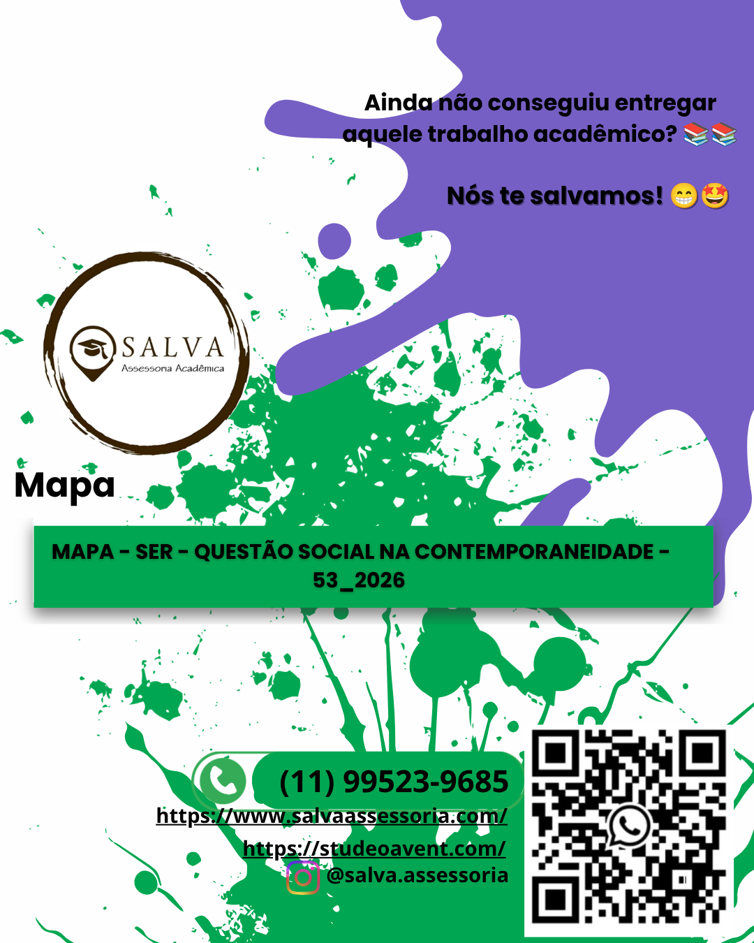 MAPA – SER – QUESTÃO SOCIAL NA CONTEMPORANEIDADE – 53_2026