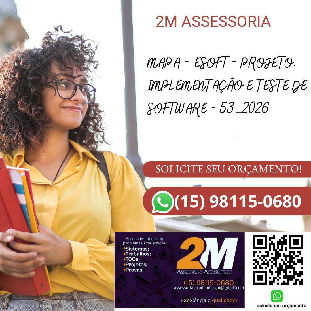 Levantamento de pelo menos 5 requisitos funcionais e 3 não funcionais.