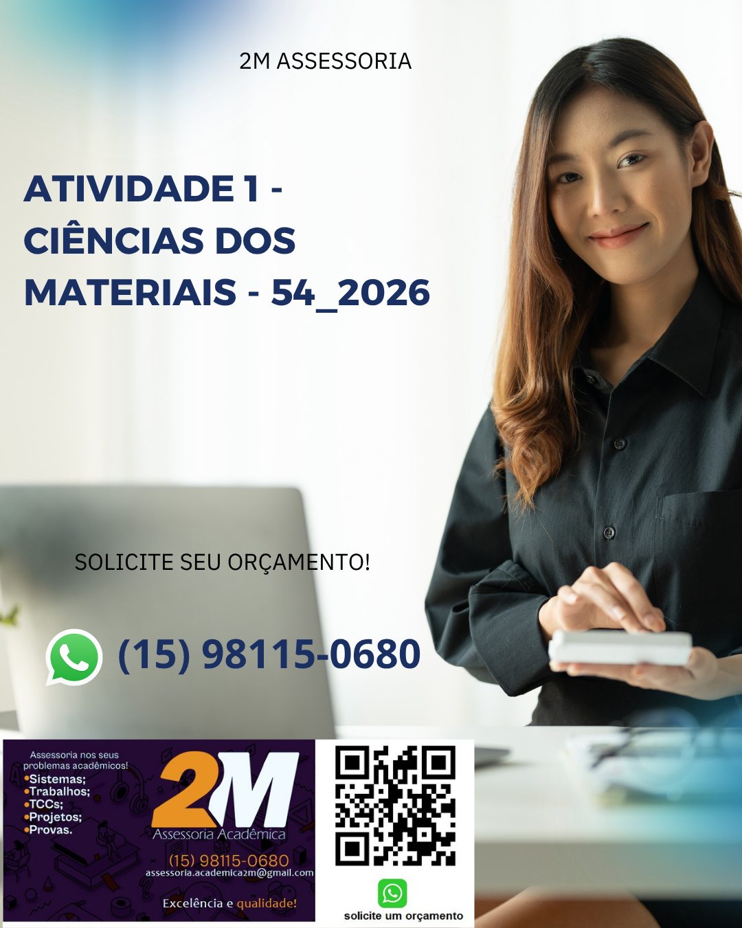 Considerando os conceitos de propriedades mecânicas, responda: Qual dos dois materiais seria mais adequado para essa aplicação?