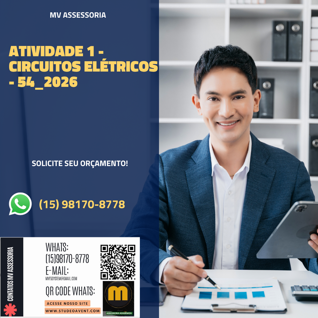 1. Calcule ix aplicando o método de Análise de Malhas. Você deve utilizar as correntes virtuais de malha i1, i2 e i3 conforme mostrado na Figura 2 a seguir.