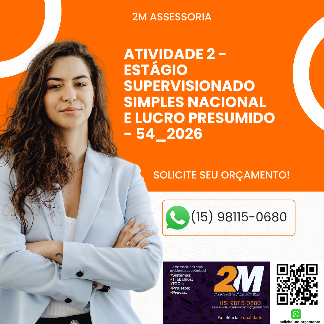 Baseando-se no enunciado (disponível no arquivo de resposta da atividade) e nas orientações das aulas de Estágio Supervisionado, desenvolva a escrituração contábil referente à atividade econômica da empresa comercial Tulipa Comércio de Móveis Ltda.