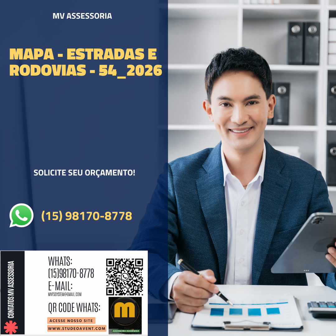 MAPA – ECIV – ESTRADAS E RODOVIAS – 54_2026