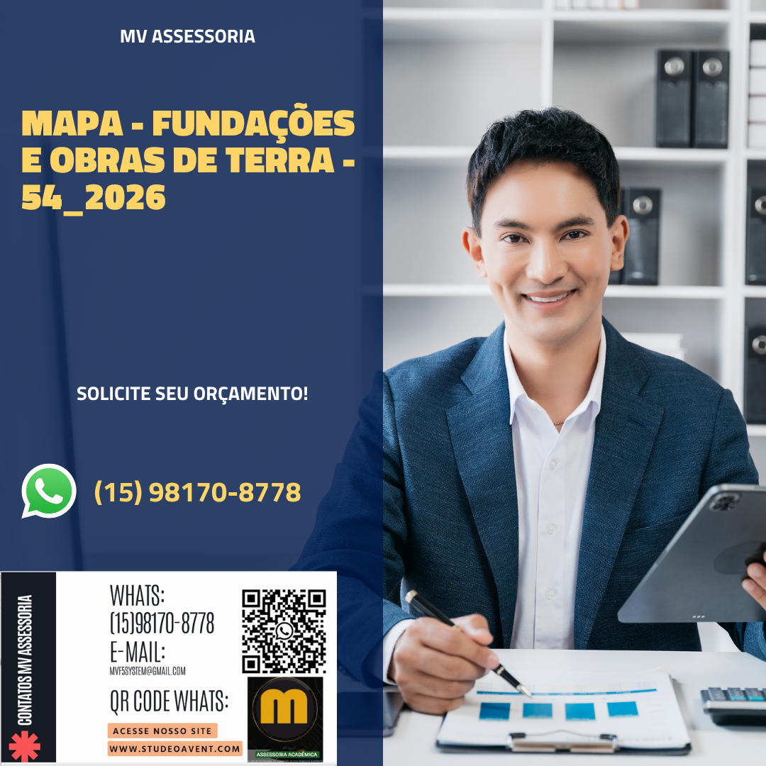 MAPA – ECIV – FUNDAÇÕES E OBRAS DE TERRA – 54_2026